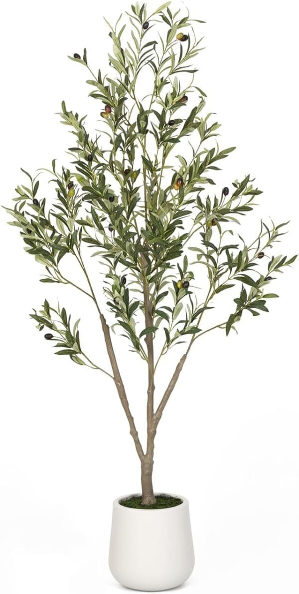 5ft Faux Olive Tree – Chateaucore-Inspired Greenery for Healing Rooms