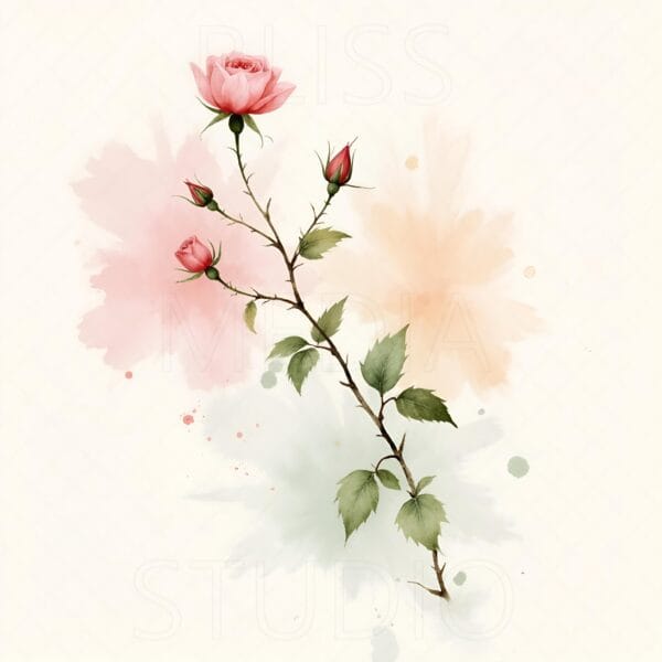 13 Climbing Rose Botanical Prints – Chateaucore Wall Art Set (Digital Download) - Image 7