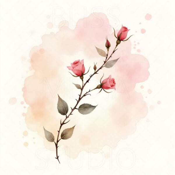 13 Climbing Rose Botanical Prints – Chateaucore Wall Art Set (Digital Download) - Image 6