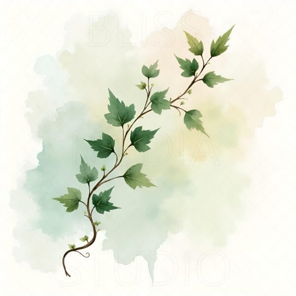 12 English Ivy Botanical Prints – Chateaucore Wall Art Set (Digital Download) - Image 8