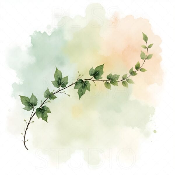12 English Ivy Botanical Prints – Chateaucore Wall Art Set (Digital Download) - Image 6