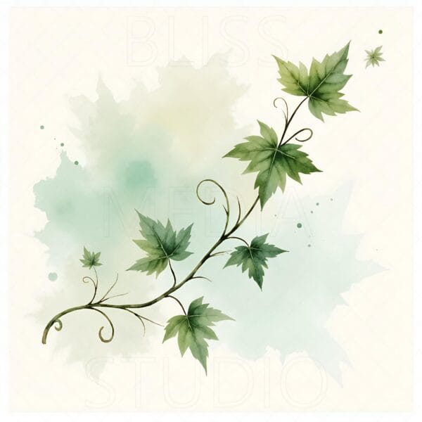 12 English Ivy Botanical Prints – Chateaucore Wall Art Set (Digital Download) - Image 3