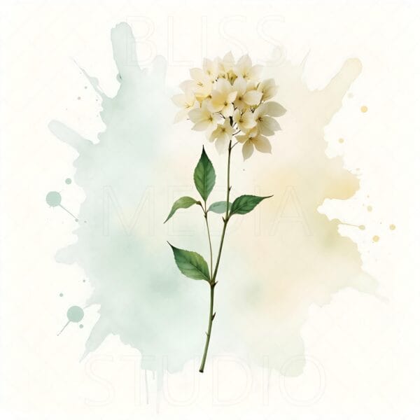 14 Hydrangea Botanical Prints – Chateaucore Wall Art Set (Digital Download) - Image 7