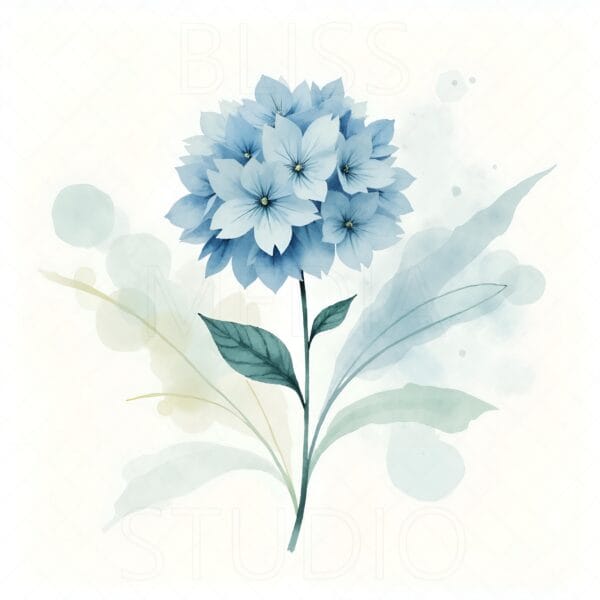 14 Hydrangea Botanical Prints – Chateaucore Wall Art Set (Digital Download) - Image 9