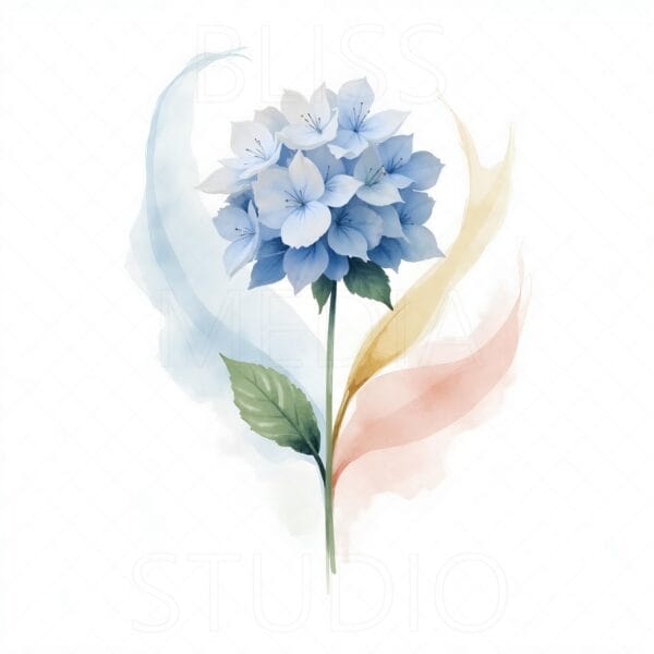 14 Hydrangea Botanical Prints – Chateaucore Wall Art Set (Digital Download) - Image 12