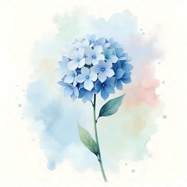 14 Hydrangea Botanical Prints – Chateaucore Wall Art Set (Digital Download) - Image 15