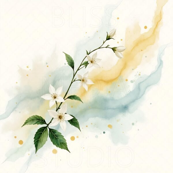 15 Jasmine Botanical Prints – Chateaucore Wall Art Set (Digital Download) - Image 16