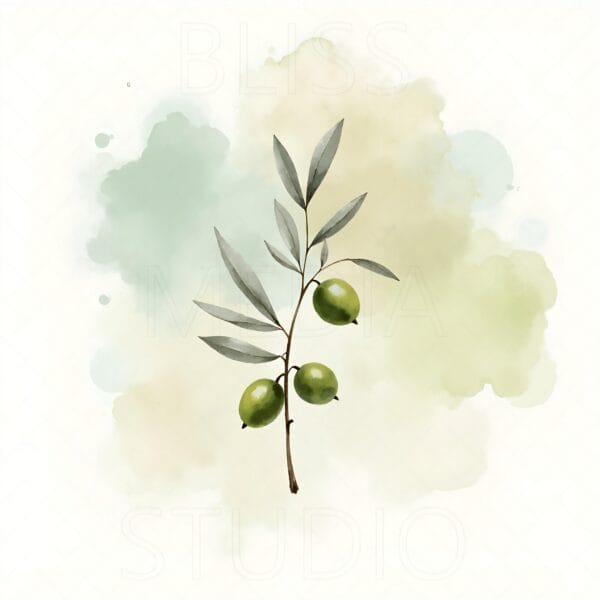 15 Olive Branch Botanical Prints – Chateaucore Wall Art Set (Digital Download) - Image 13