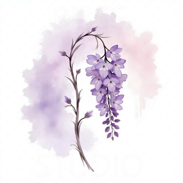 16 Wisteria Botanical Prints – Chateaucore Wall Art Set (Digital Download) - Image 5