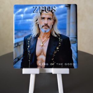 Greek Mythology Conversational Coaster: Zeus