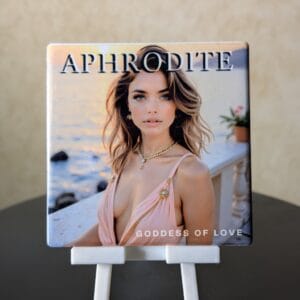 Greek Mythology Conversational Coaster: Aphrodite