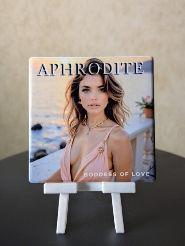 Greek Mythology Conversational Coaster: Aphrodite