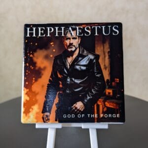 Greek Mythology Conversational Coaster: Hephaestus