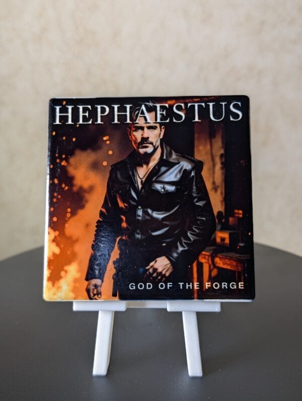 Greek Mythology Conversational Coaster: Hephaestus