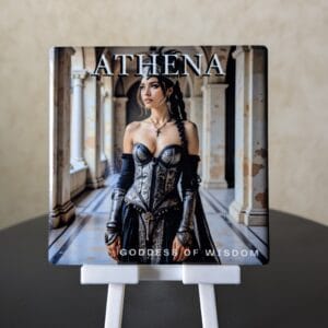 Greek Mythology Conversational Coaster: Athena