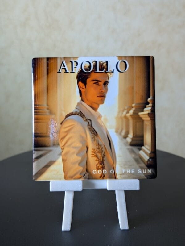 Greek Mythology Conversational Coaster: Apollo