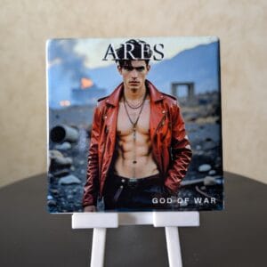 Greek Mythology Conversational Coaster: Ares
