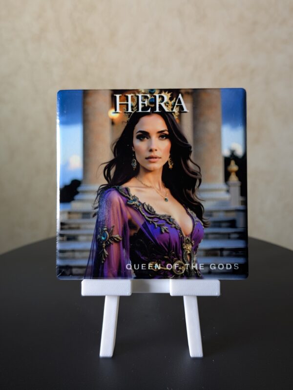 Greek Mythology Conversational Coaster: Hera