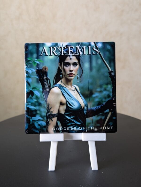 Greek Mythology Conversational Coaster: Artemis