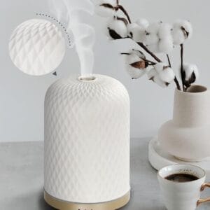 Essential Oil Diffuser with Night Light – Calm, Clean, and Guest-Ready