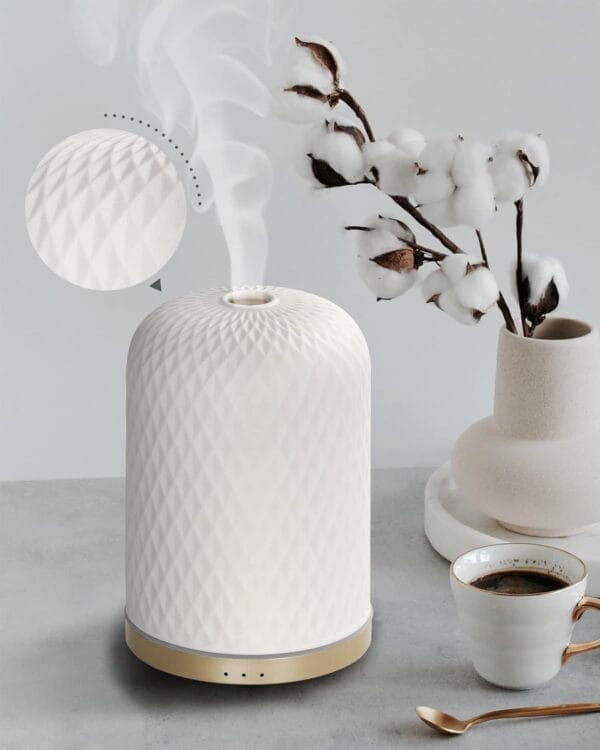 Essential Oil Diffuser with Night Light – Calm, Clean, and Guest-Ready